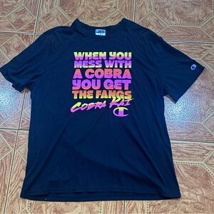 Champion x Cobra Kai Men’s Multicolor Graphic T-Shirt Size XL